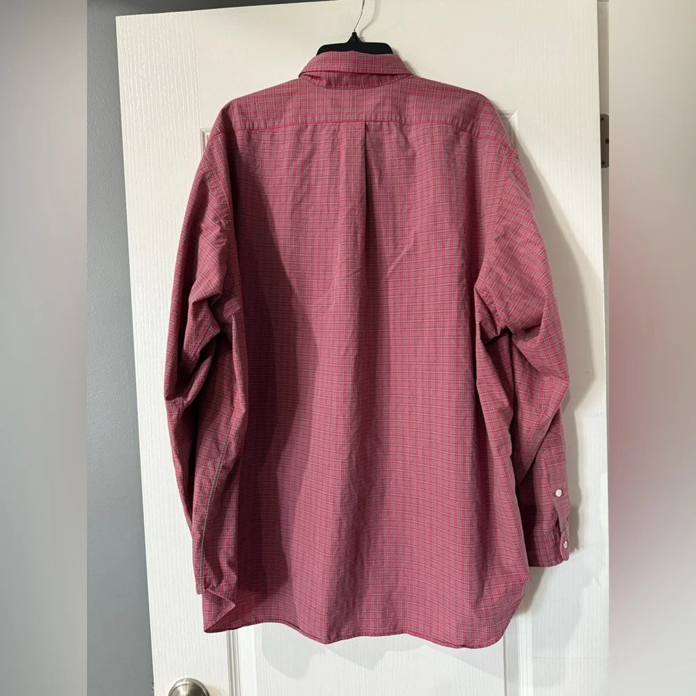 Ralph Lauren Blake Men's Long Sleeve Button-up Shirt Plaid Size XXL Cotton‎